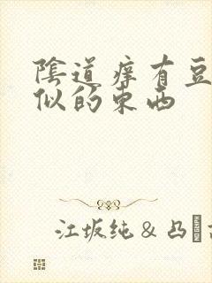 阴道痒有豆腐渣似的东西