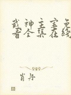 武神主宰免费观看全集在线高清