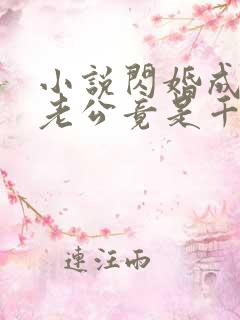 小说闪婚成宠,老公竟是千亿大佬