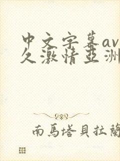 中文字幕av久久激情亚洲精品