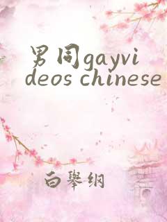 男同gayvideos chinese