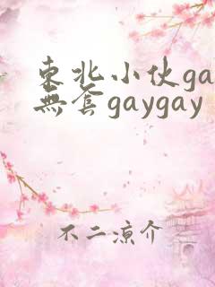 东北小伙gay无套gaygay