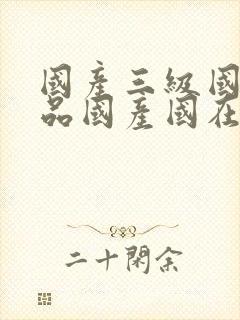 国产三级国产精品国产国在线观看