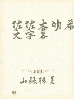 佐佐木明希 中文字幕