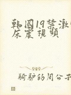 韩国19禁激吻床震视频