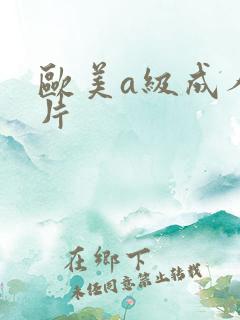 欧美a级成人淫片