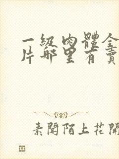 一级肉体全黄裸片哪里有卖的