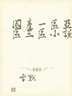 国产一区亚洲二区三区小说