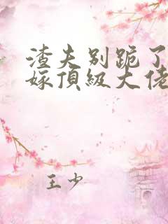 渣夫别跪了夫人嫁顶级大佬显怀啦结局