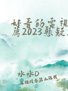 好看的电视剧推荐2023悬疑剧