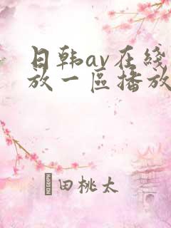 日韩av在线播放一区播放