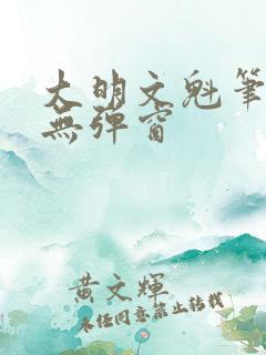 大明文魁笔趣阁无弹窗