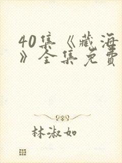 40集《藏海传》全集免费播放