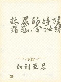 拉尿的时候有刺痛感,分泌绿色液体