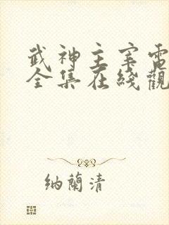 武神主宰电视剧全集在线观看免费观看