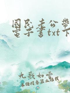 国民老公带回家电子书txt下载完整版