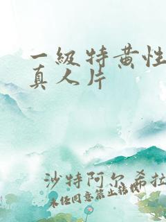 一级特黄性较大真人片