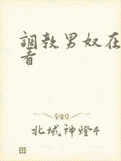 调教男奴在线观看