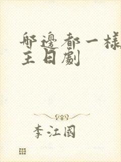 哪边都一样双男主日剧