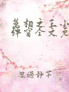 万相之王小说无弹窗全文免费阅读