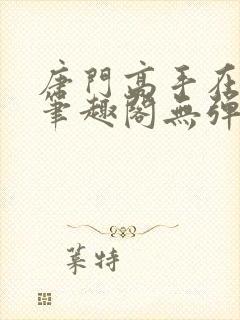 唐门高手在异世笔趣阁无弹窗