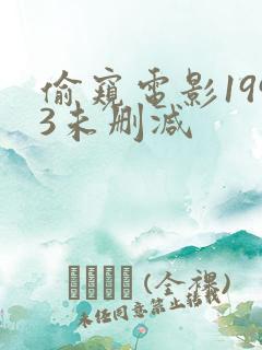 偷窥电影1993未删减