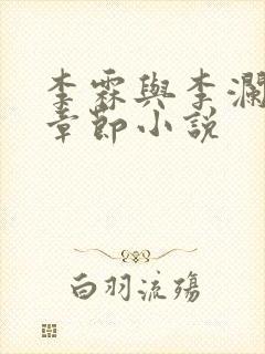 李霖与李澜最新章节小说