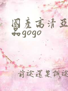 国产高清亚洲精品gogo