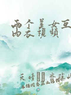 两个美女互摸脱内衣视频