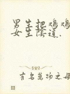 男生把鸡鸡插入女生阴道.