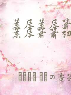 叶辰叶辰萧初然叶辰萧萧初然