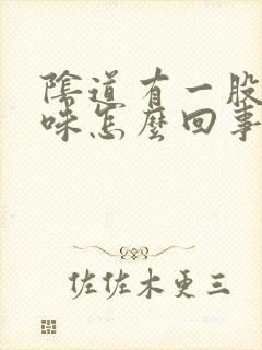 阴道有一股腥臭味怎么回事