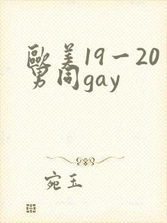 欧美19一20男同gay