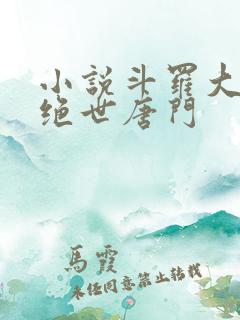 小说斗罗大陆2绝世唐门