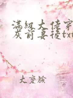 满级大佬穿成炮灰前妻后txt