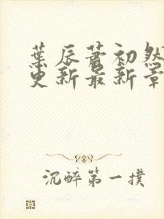 叶辰萧初然刚刚更新最新章节在哪里看