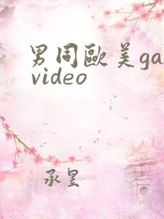 男同欧美gay video