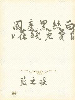 国产黑丝白浆av在线免费观看