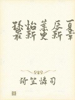 孙怡叶辰夏若雪最新更新章节免费阅读