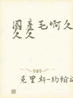 国产毛啊久久久久久