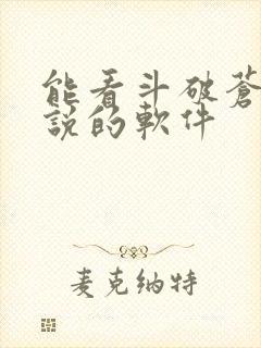 能看斗破苍穹小说的软件