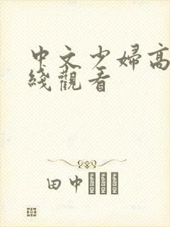 中文少妇高清在线观看