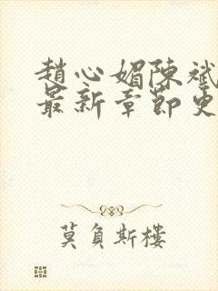 赵心媚陈斌小说最新章节更新时间