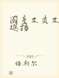 国产又爽又黄无遮挡