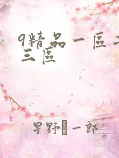 9精品一区二区三区