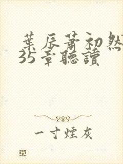 叶辰萧初然9935章听读