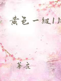 黄色一级1片