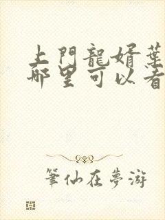 上门龙婿叶辰在哪里可以看