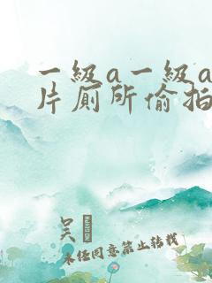 一级a一级a爱片厕所偷拍