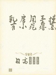 乳房用手摸里面有小疙瘩怎么回事